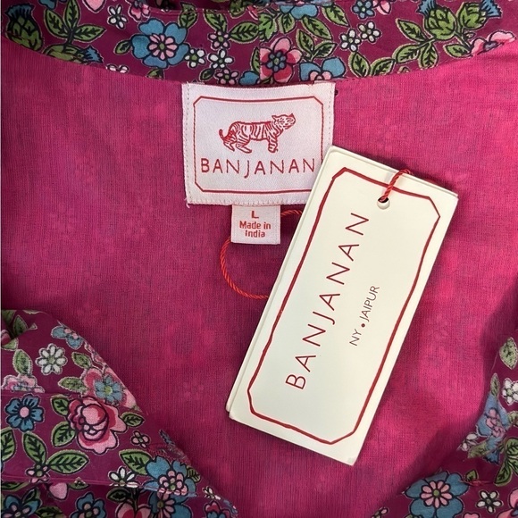 NWT Banjanan Mini Long-Sleeve Floral Liberty Dress - Picture 6 of 7